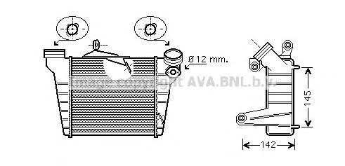 Интеркулер ST4036 AVA