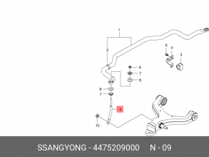 Стойка стабилизатора 4475209000 SSANG YONG