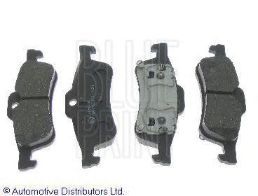 Комплект тормозных колодок, диско ADG04242 BLUE PRINT
