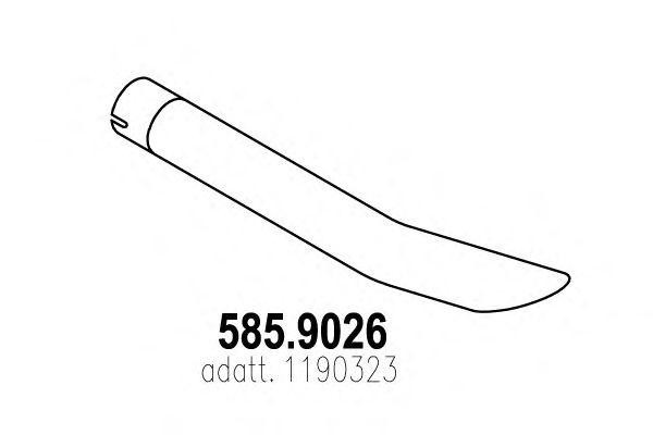 Выпускной трубопровод 5859026 ASSO