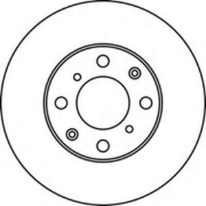 Тормозной диск 562142B BENDIX JURID