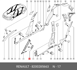 Деталь 8200285663 RENAULT