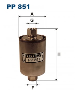 Фильтр топливный PP851 FILTRON