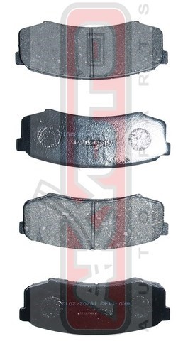 Колодки тормозные дисковые AKD-1143 AKYOTO