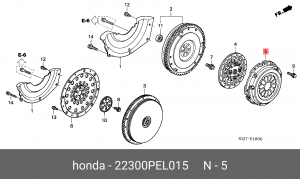 Нажимной диск сцепления 22300PEL015 HONDA