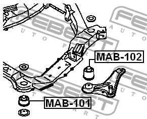 Деталь MAB-102 FEBEST