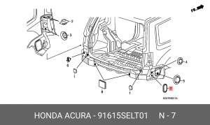 Деталь 91615SELT01 HONDA