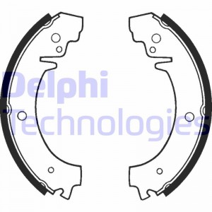 Комплект тормозных колодок LS1219 DELPHI