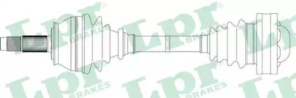 Приводной вал DS20025 LPR