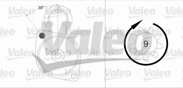 Стартер 458222 VALEO PHC