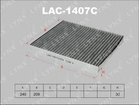 Фильтр салона LAC-1407C LYNXAUTO