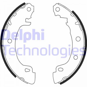 Комплект тормозных колодок LS1724 DELPHI