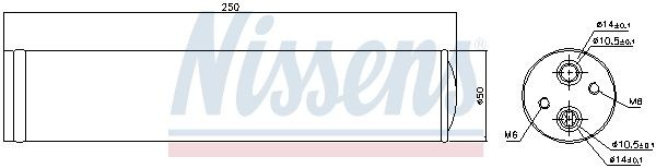 Осушитель, кондиционер 95241 NISSENS