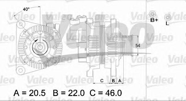 Генератор 437210 VALEO PHC