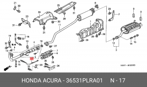 Лямбда-зонд 36531PLRA01 HONDA