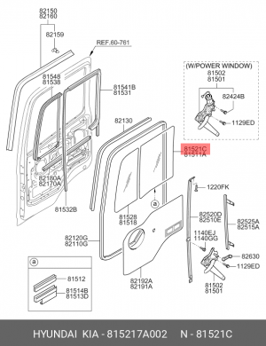 Деталь 815217A002 HYUNDAI KIA
