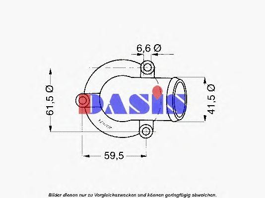 Термостат, охлаждающая жидкость 751948N AKS DASIS