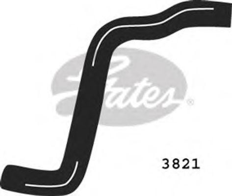 Шланг радиатора 3821 GATES