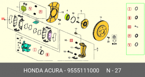 Деталь 9555111000 HONDA