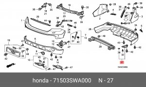 Деталь 71503SWA000 HONDA