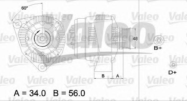 Генератор 436667 VALEO PHC