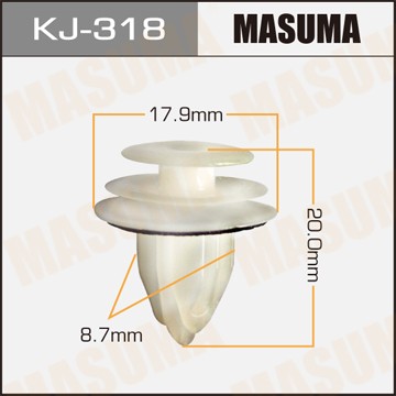 Клипса крепежная KJ318 MASUMA