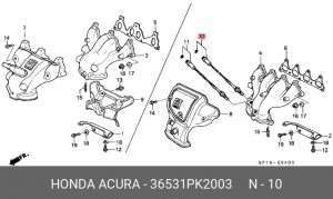 Лямбда-зонд 36531PK2003 HONDA