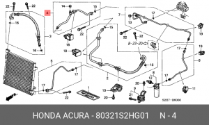 Деталь 80321S2HG01 HONDA