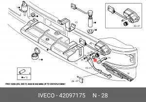 Прокладка 42097175 IVECO