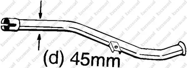 Выпускной трубопровод 889-157 BOSAL