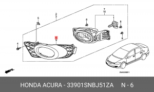Деталь 33901SNBJ51ZA HONDA