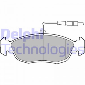 Комплект тормозных колодок, диско LP793 DELPHI