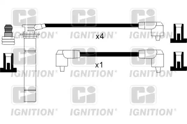 Ккомплект проводов зажигания XC1050 QUINTON HAZELL