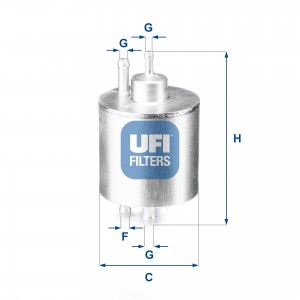 Топливный фильтр 31.834.00 UFI