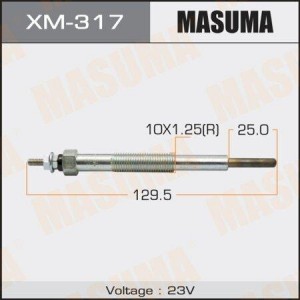 Свеча накаливания XM-317 MASUMA