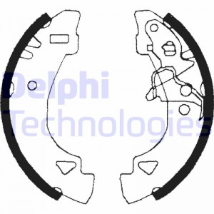 Комплект тормозных колодок LS1860 DELPHI