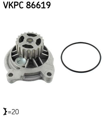 Водяной насос VKPC86619 SKF