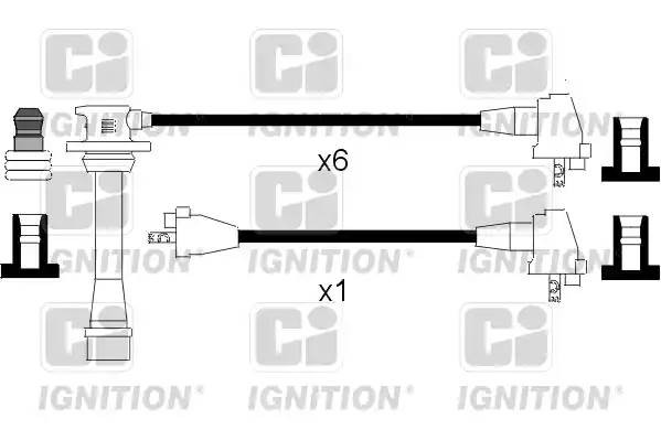Ккомплект проводов зажигания XC623 QUINTON HAZELL