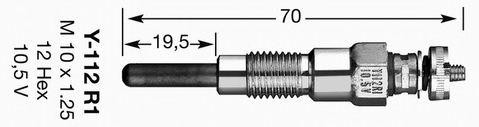 Свеча накаливания 1032 NGK NTK