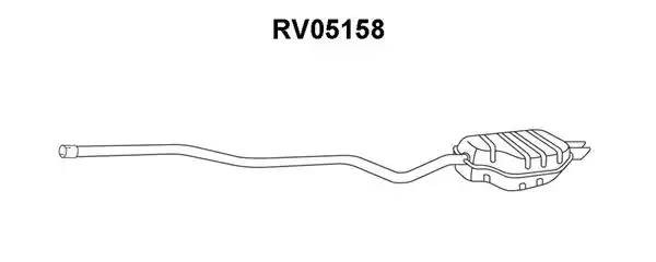 Глушитель выхлопных газов конечный RV05158 VENEPORTE