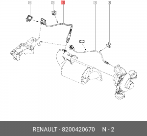 Лямбда-зонд 8200420670 RENAULT