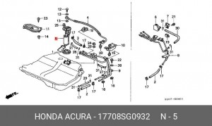 Топливный насос 17708SG0932 HONDA