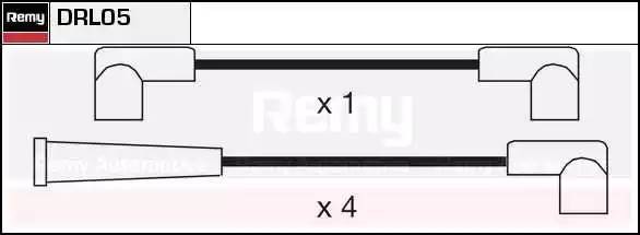 Ккомплект проводов зажигания DRL05 DELCO REMY