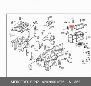 Деталь A 202 800 18 75 MERCEDES BENZ