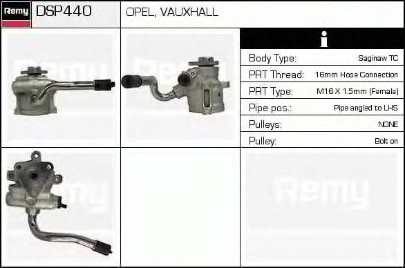Гидравлический насос, рулевое управление DSP440 DELCO REMY