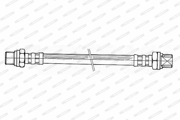 Тормозной шланг FHY2159 FERODO