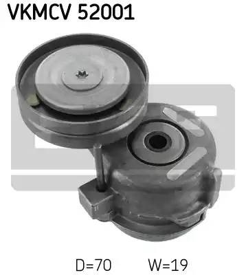 Натяжной ролик, поликлиновой  ремень VKMCV52001 SKF