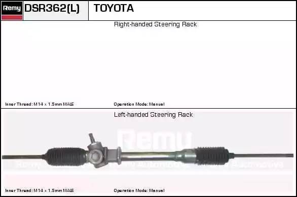 Рулевой механизм DSR362L DELCO REMY