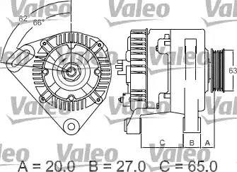 Генератор 437313 VALEO PHC