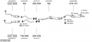 Катализатор 099623 BOSAL